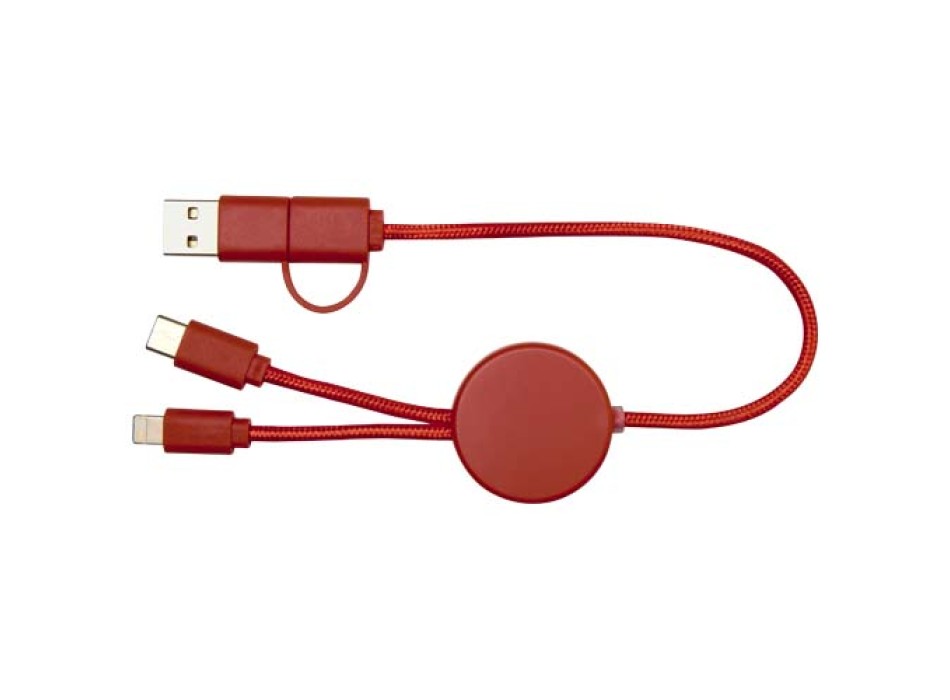 Cavo 5-in-1 in plastica riciclata da 30 cm per la sincronizzazione dei dati e la ricarica rapida da 27 W Citala FullGadgets.com