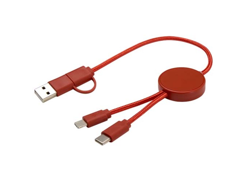 Cavo 5-in-1 in plastica riciclata da 30 cm per la sincronizzazione dei dati e la ricarica rapida da 27 W Citala FullGadgets.com