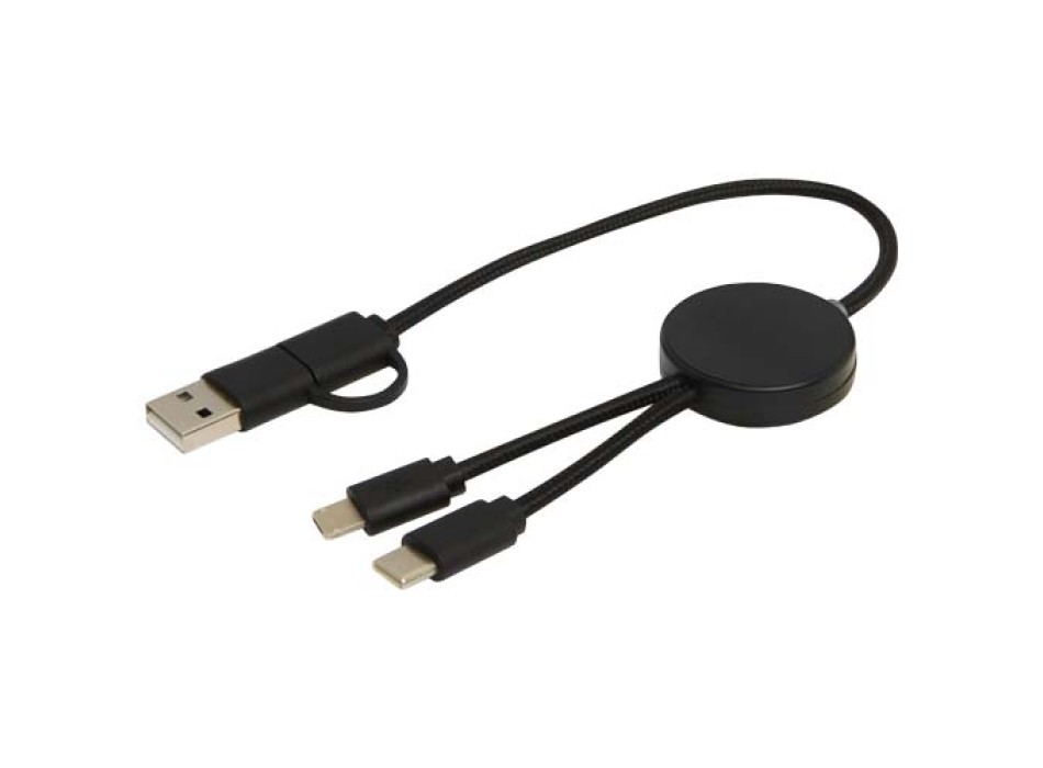 Cavo 5-in-1 in plastica riciclata da 30 cm per la sincronizzazione dei dati e la ricarica rapida da 27 W Citala FullGadgets.com