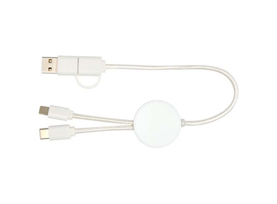 Cavo 5-in-1 in plastica riciclata da 30 cm per la sincronizzazione dei dati e la ricarica rapida da 27 W Citala FullGadgets.com