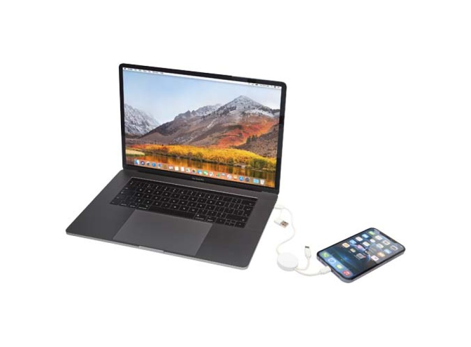 Cavo 5-in-1 in plastica riciclata da 30 cm per la sincronizzazione dei dati e la ricarica rapida da 27 W Citala FullGadgets.com