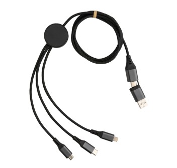 Cavo 60W Terra 6in1 da 120 cm in alluminio RCS FullGadgets.com