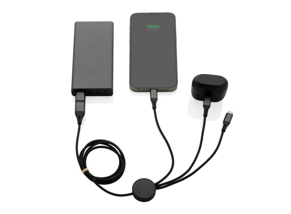 Cavo 60W Terra 6in1 da 120 cm in alluminio RCS FullGadgets.com