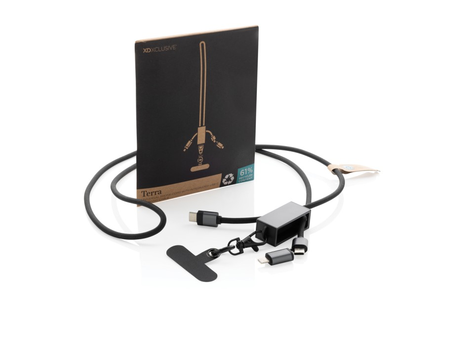 Cavo 60W Terra RCS con cavo doppio carica in rPET FullGadgets.com