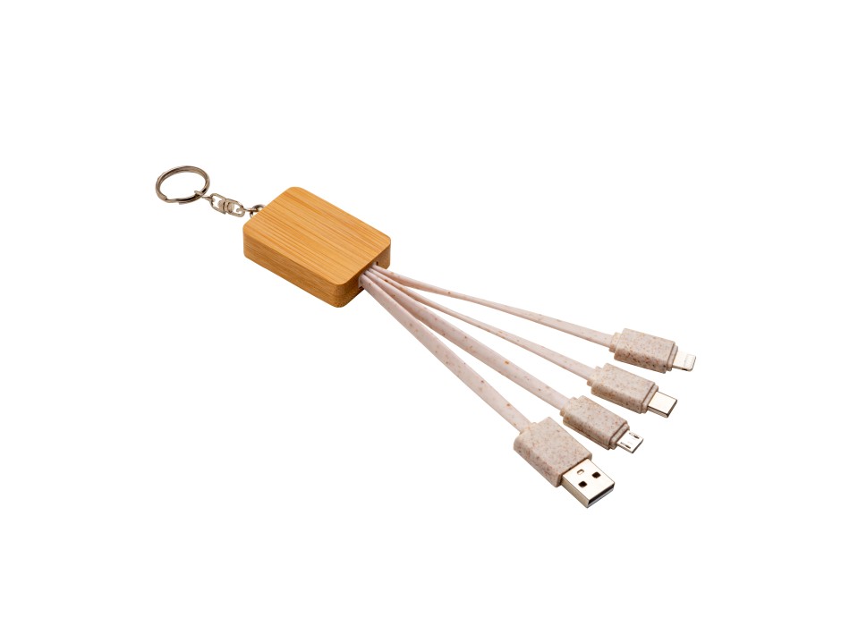 Cavo alimentazione usb-type c/lighting/micro usb con portachiavi FullGadgets.com