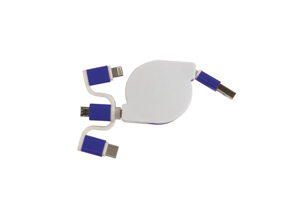Cavo alimentazione USB-type C/lighting/microUSB retrattile FullGadgets.com