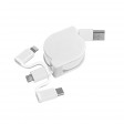 Cavo alimentazione usb-type c/lighting/microusb retrattile FullGadgets.com