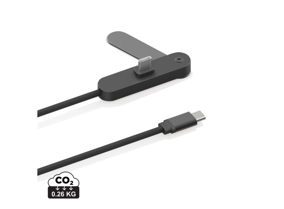 Cavo Aluvia 65W PD RCS  con supporto regolabile per telefono FullGadgets.com