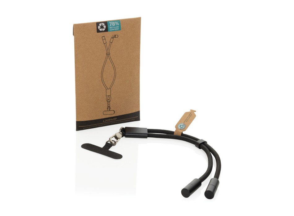 Cavo bracciale 60W regolabile LoopAmp in rPET RCS FullGadgets.com