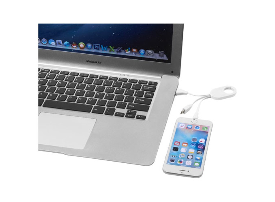 Cavo di ricarica 3 in 1 Troop FullGadgets.com