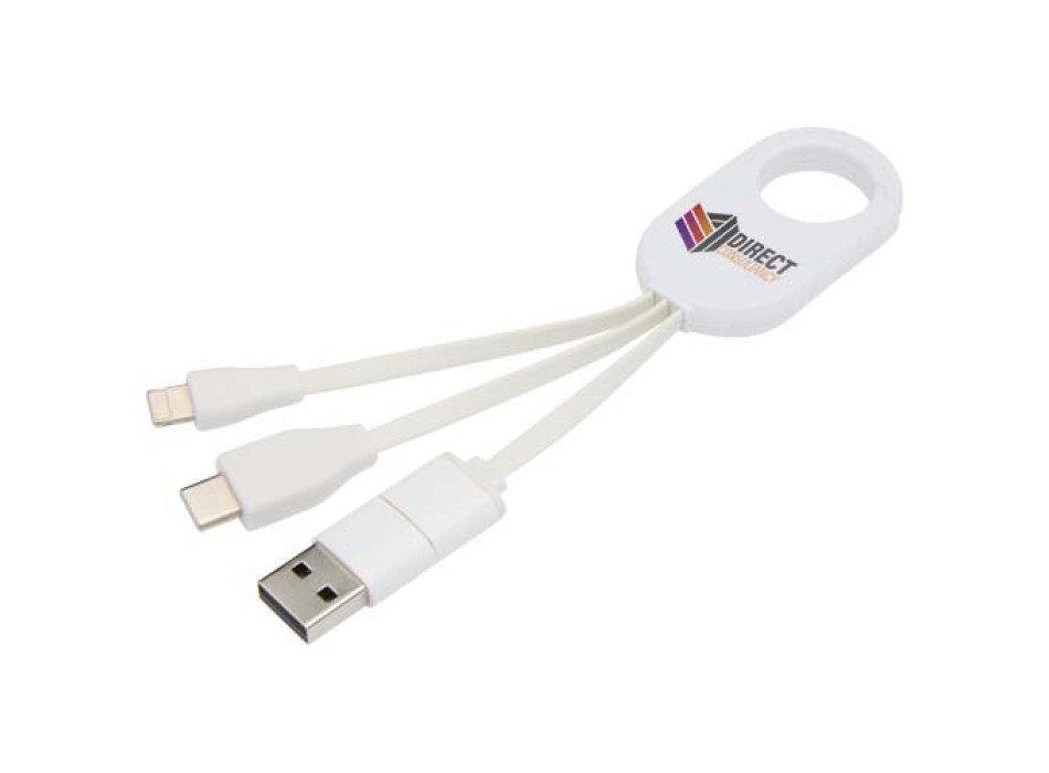 Cavo di ricarica 4-in-1 in alluminio riciclato Troop FullGadgets.com