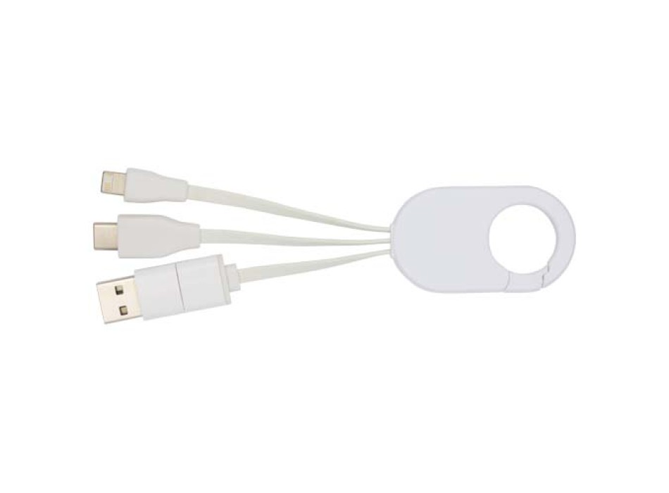 Cavo di ricarica 4-in-1 in alluminio riciclato Troop FullGadgets.com