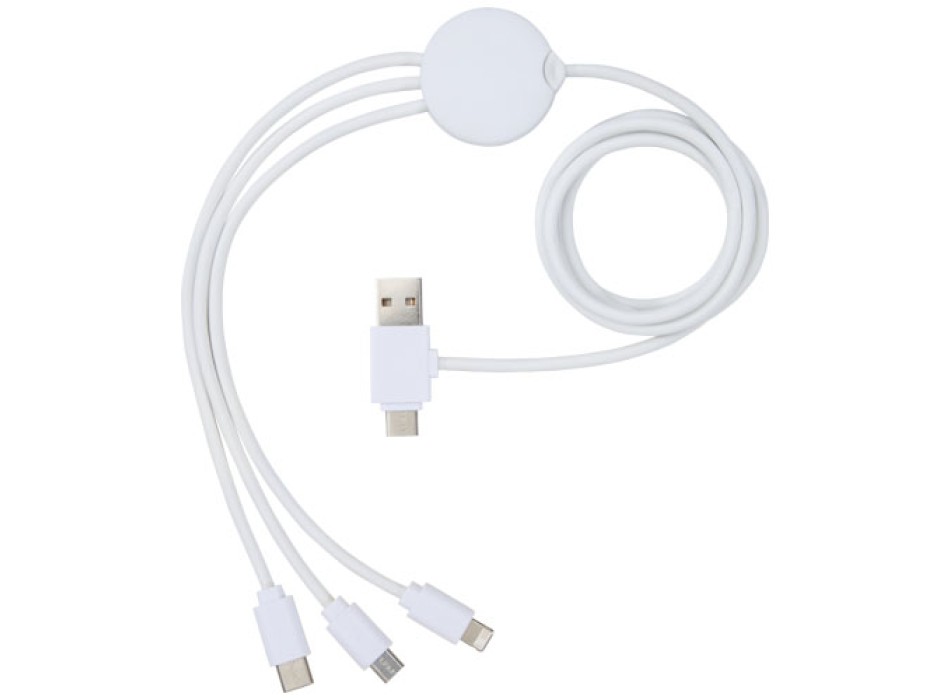 Cavo di ricarica 5 in 1 con additivo antibatterico Pure FullGadgets.com