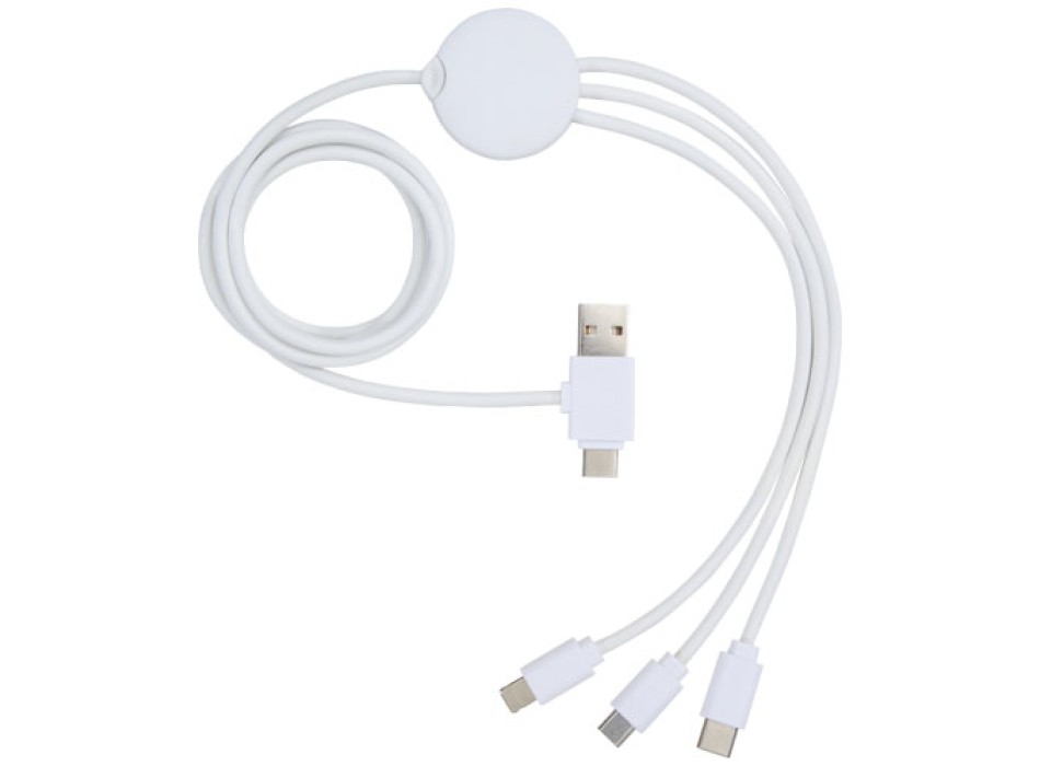 Cavo di ricarica 5 in 1 con additivo antibatterico Pure FullGadgets.com