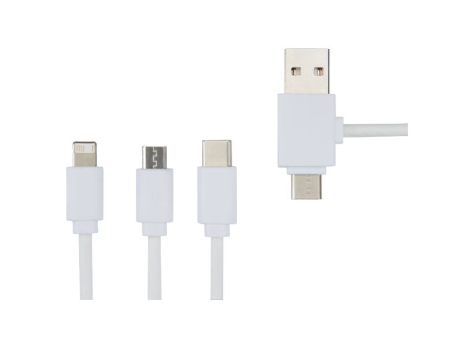 Cavo di ricarica 5 in 1 con additivo antibatterico Pure FullGadgets.com