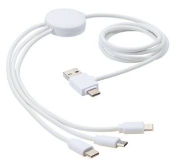 Cavo di ricarica 5 in 1 con additivo antibatterico Pure FullGadgets.com