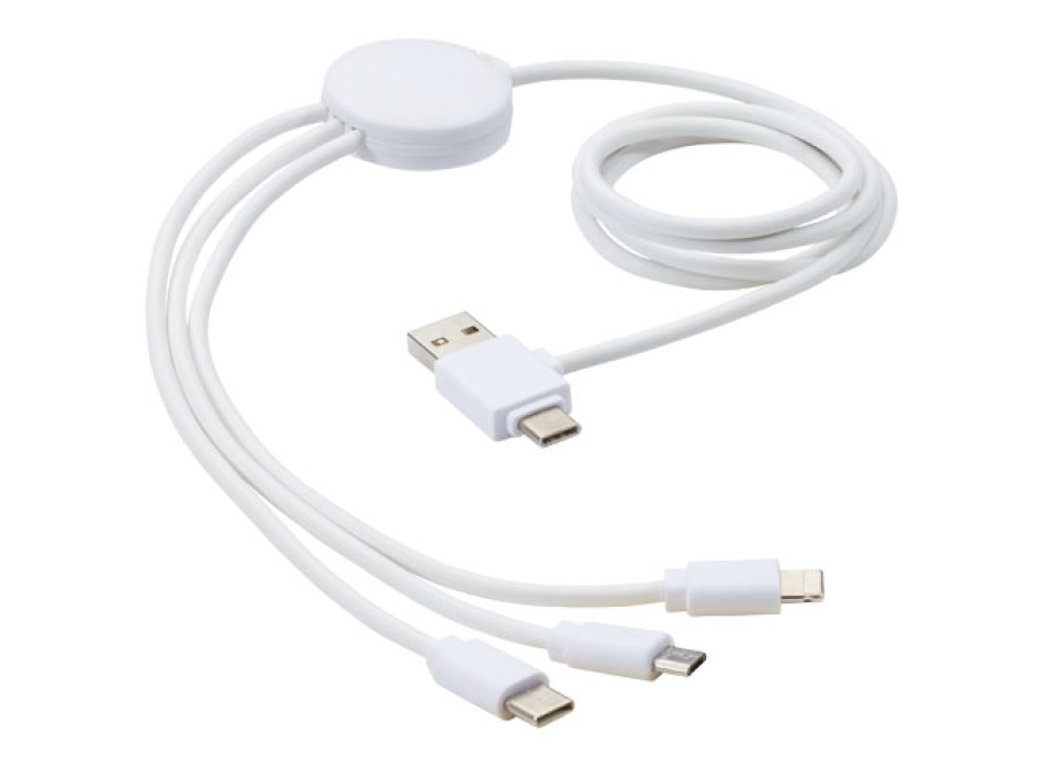 Cavo di ricarica 5 in 1 con additivo antibatterico Pure FullGadgets.com