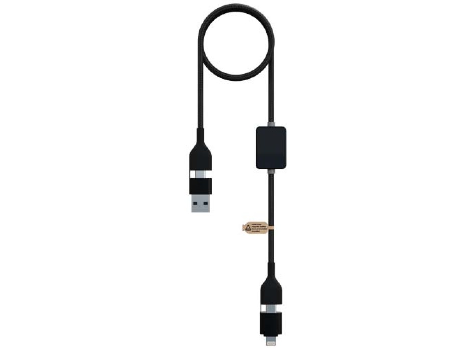 Cavo di ricarica con interruttore e logo luminoso da 60 W SCX.design C32 FullGadgets.com