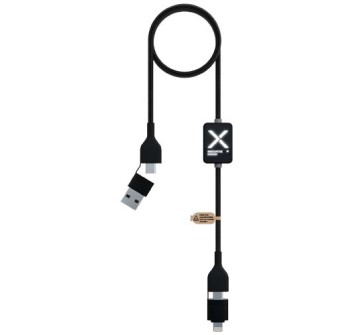 Cavo di ricarica con interruttore e logo luminoso da 60 W SCX.design C32 FullGadgets.com