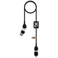 Cavo di ricarica con interruttore e logo luminoso da 60 W SCX.design C32