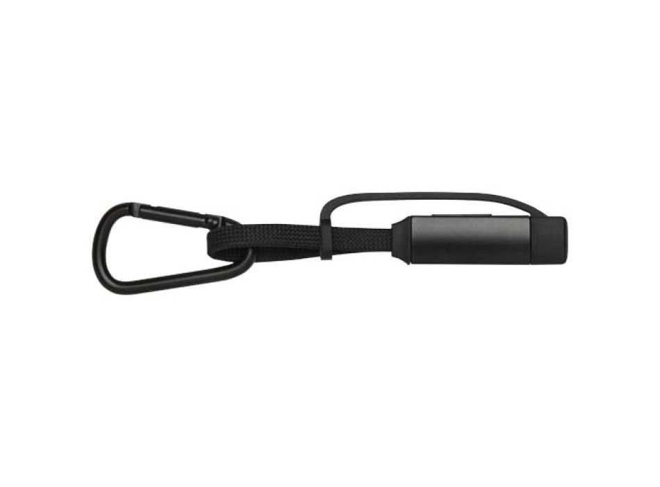 Cavo di ricarica da 65 W 5 in 1 in alluminio riciclato con moschettone Algieba FullGadgets.com