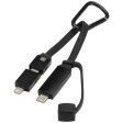 Cavo di ricarica da 65 W 5 in 1 in alluminio riciclato con moschettone Algieba FullGadgets.com