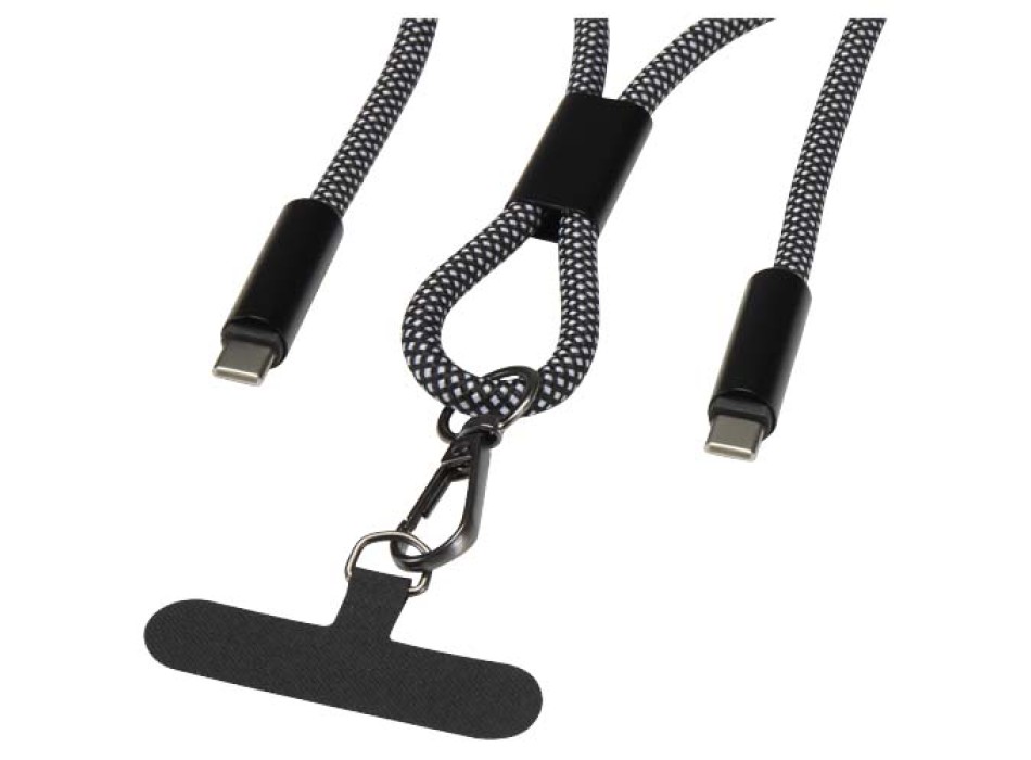 Cavo di ricarica da 65 W in RPET con lanyard SMART FullGadgets.com
