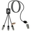 Cavo di ricarica di Tipo-C con doppio logo luminoso da 60 W SCX.design C33 
