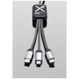 Cavo di ricarica di Tipo-C con doppio logo luminoso da 60 W SCX.design C33  FullGadgets.com