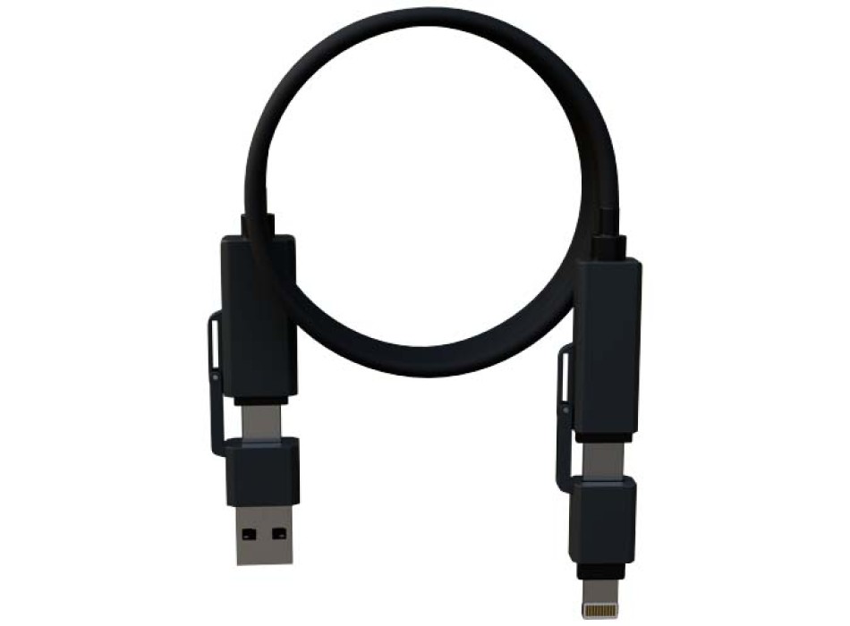 Cavo di ricarica magnetico in silicone da 100 W SCX.design C59 FullGadgets.com