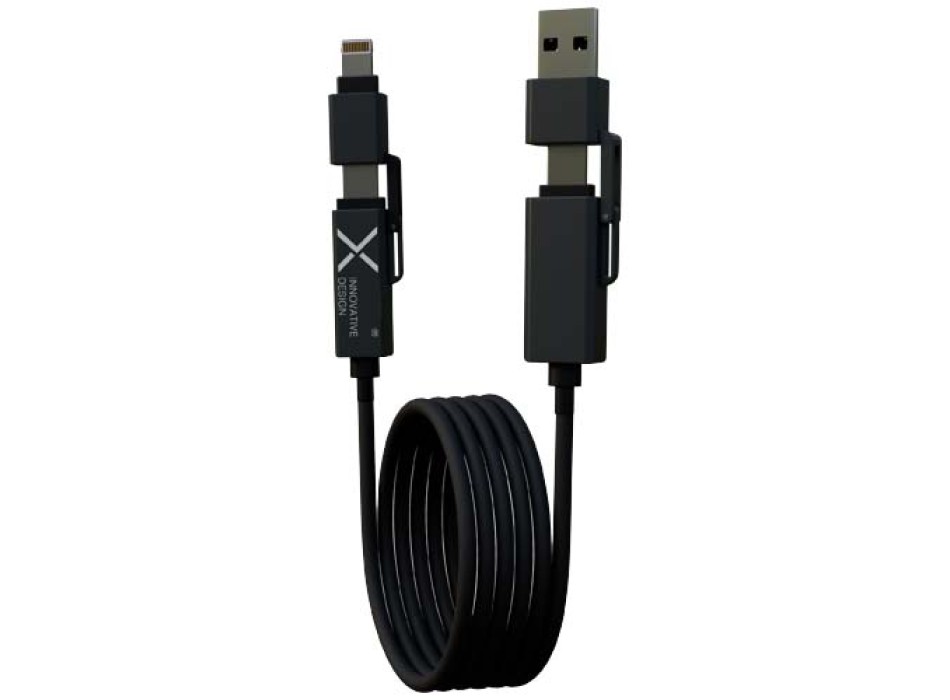 Cavo di ricarica magnetico in silicone da 100 W SCX.design C59 FullGadgets.com