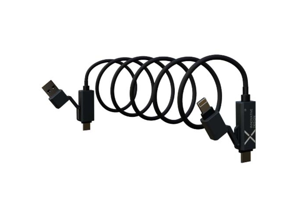 Cavo di ricarica magnetico in silicone da 100 W SCX.design C59 FullGadgets.com