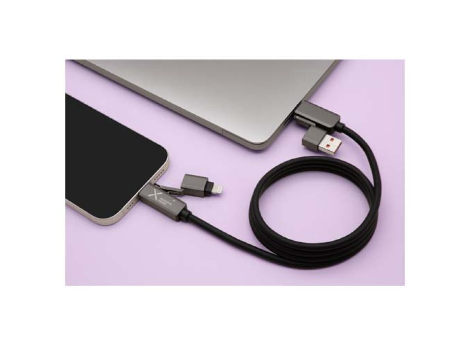 Cavo di ricarica magnetico in silicone da 100 W SCX.design C59 FullGadgets.com