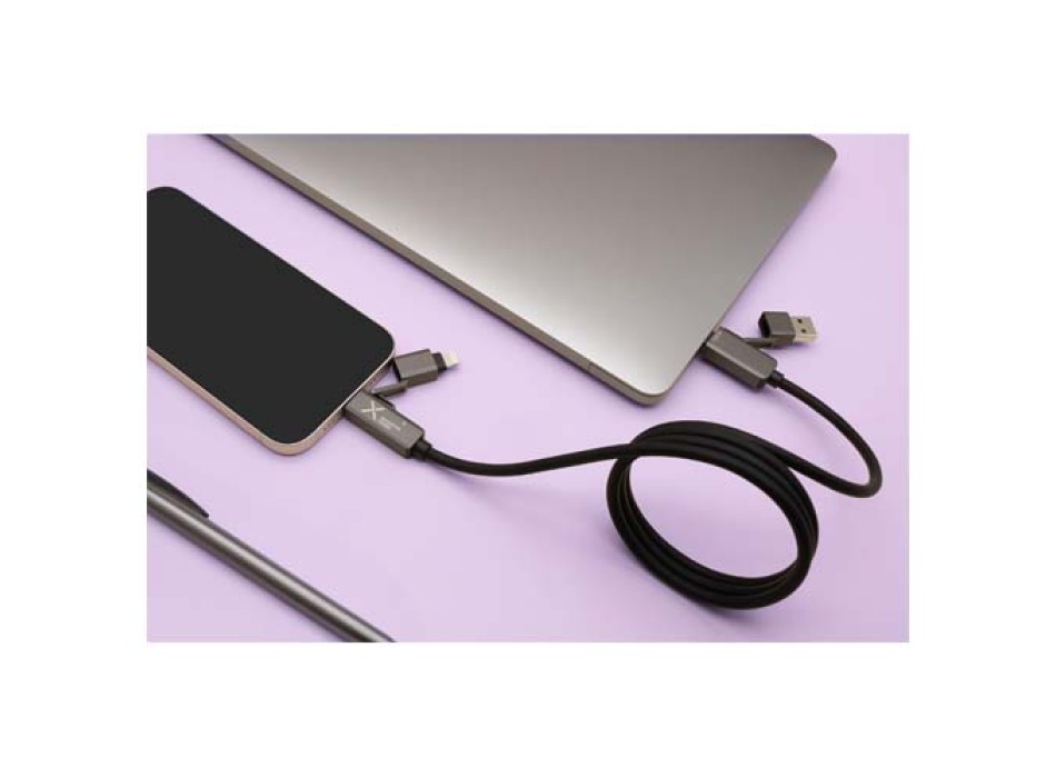 Cavo di ricarica magnetico in silicone da 100 W SCX.design C59 FullGadgets.com