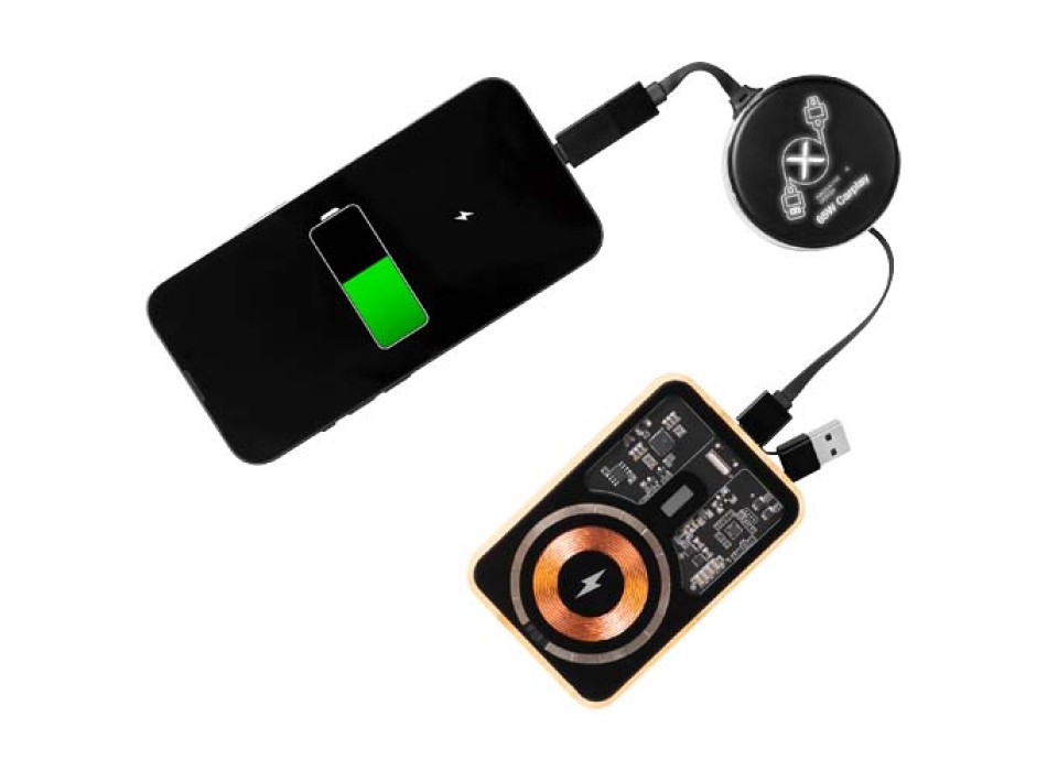 Cavo di ricarica retrattile 4 in 1 da 65 W SCX.design C42  FullGadgets.com