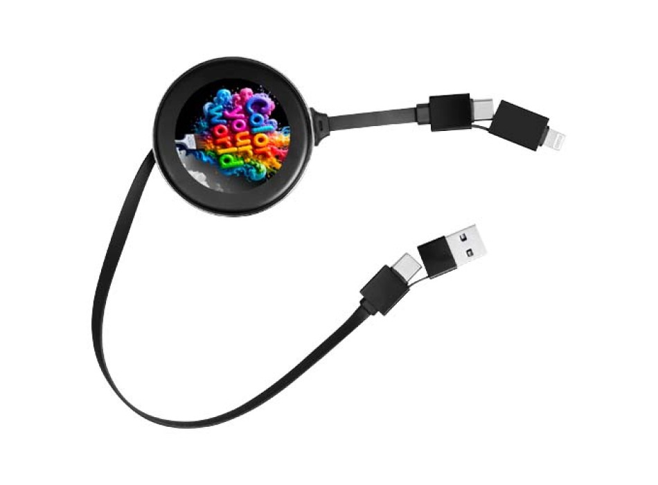 Cavo di ricarica retrattile 4 in 1 da 65 W SCX.design C42  FullGadgets.com