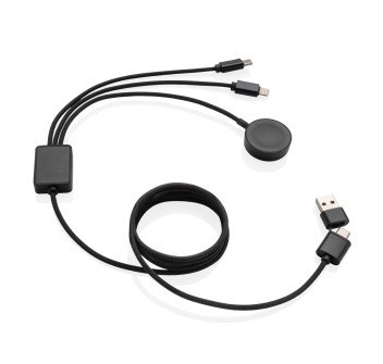 Cavo di ricarica Terra 6-in-1 in rPET RCS carica orologio FullGadgets.com