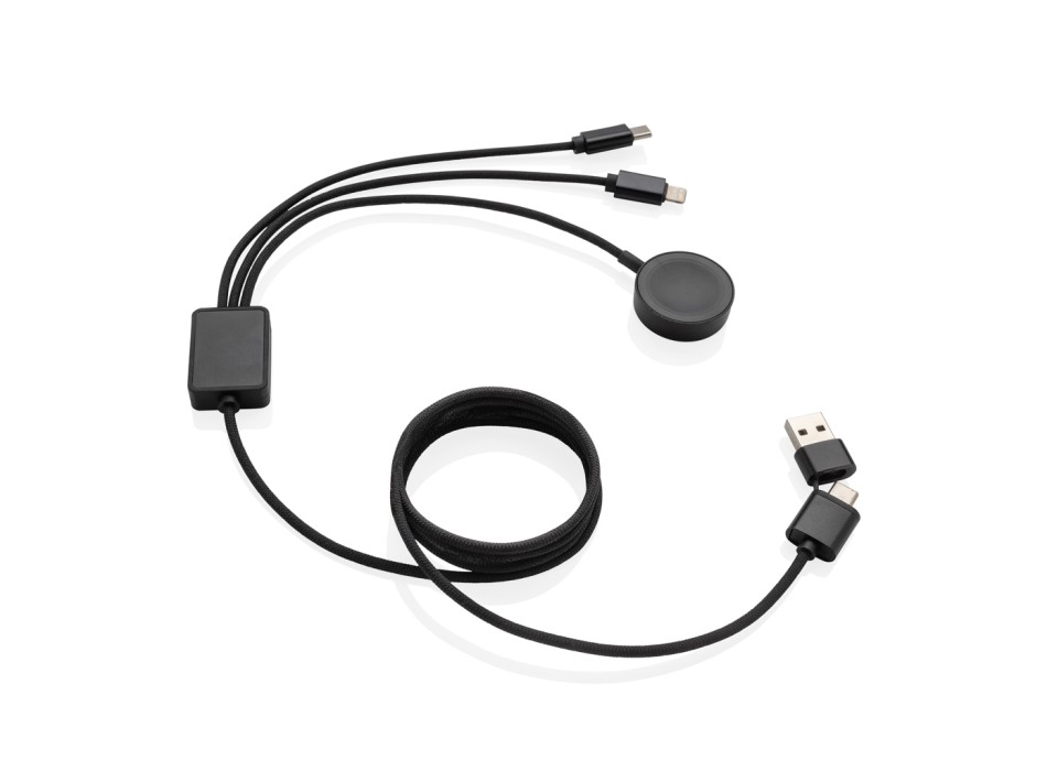 Cavo di ricarica Terra 6-in-1 in rPET RCS carica orologio FullGadgets.com