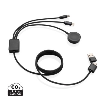 Cavo di ricarica Terra 6-in-1 in rPET RCS carica orologio FullGadgets.com