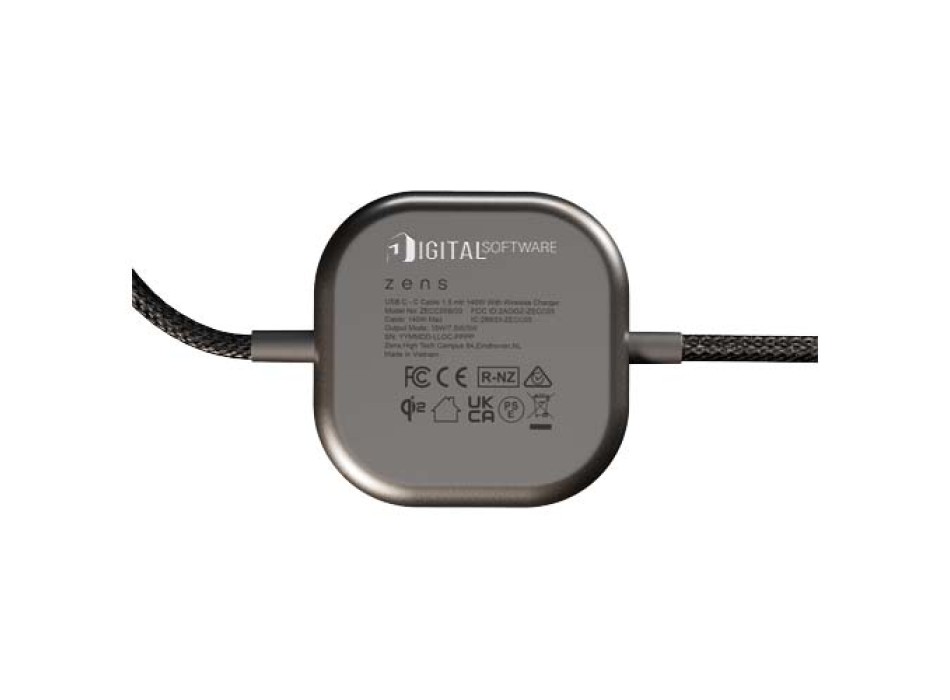 Cavo di ricarica USB-C 2-in-1 da 240 W Zens Pro 2 FullGadgets.com