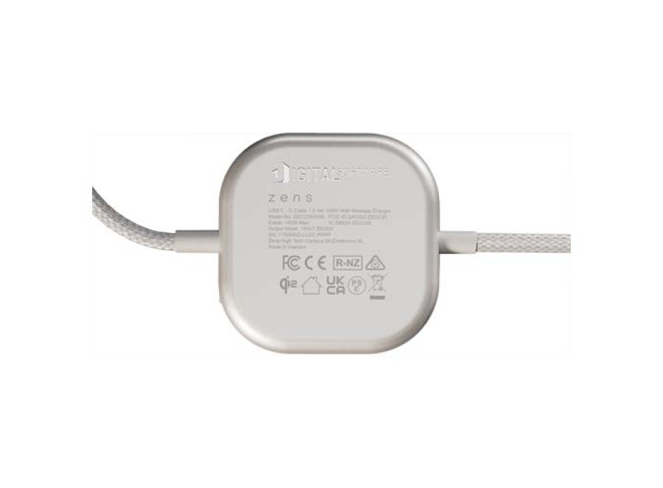 Cavo di ricarica USB-C 2-in-1 da 240 W Zens Pro 2 FullGadgets.com