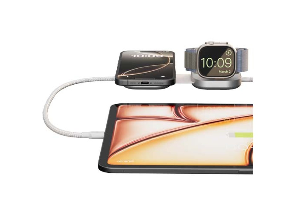  Cavo di ricarica USB-C 3-in-1 da 140 W Zens Pro 3 FullGadgets.com