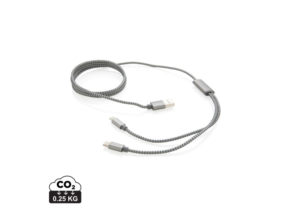 Cavo intrecciato 3 in 1 FullGadgets.com