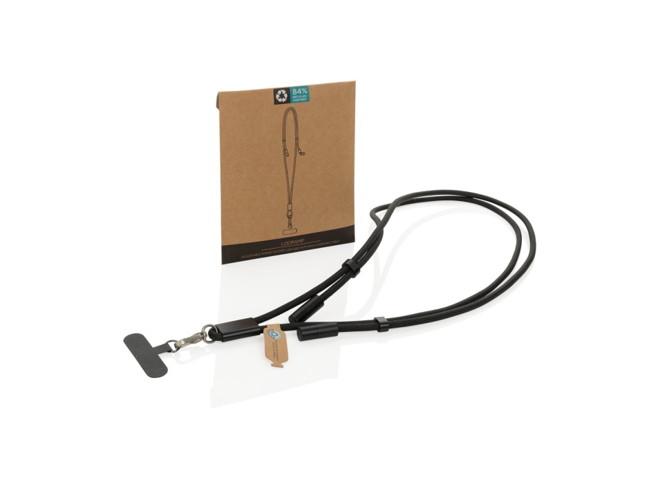 Cavo lanyard 60W regolabile LoopAmp in rPET RCS 160cm FullGadgets.com