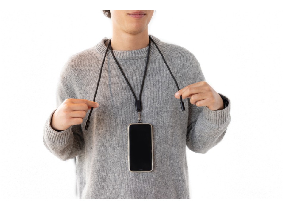 Cavo lanyard 60W regolabile LoopAmp in rPET RCS 160cm FullGadgets.com