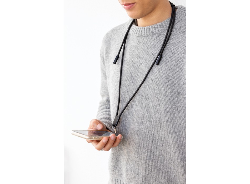 Cavo lanyard 60W regolabile LoopAmp in rPET RCS 160cm FullGadgets.com