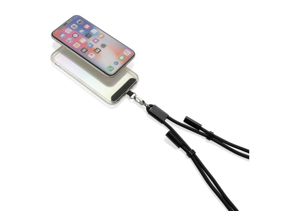 Cavo lanyard 60W regolabile LoopAmp in rPET RCS 160cm FullGadgets.com