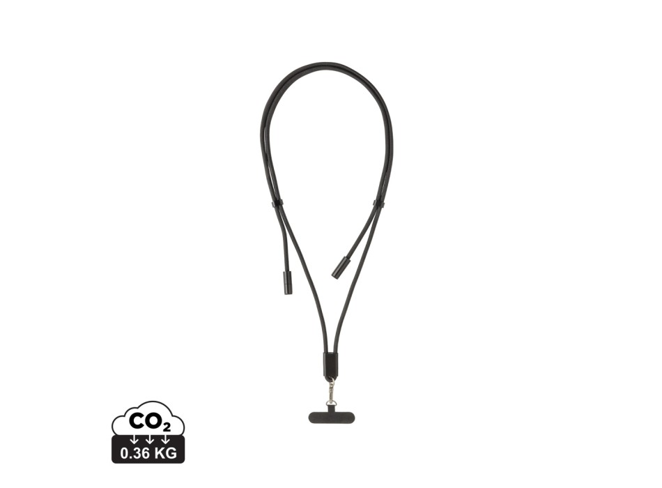 Cavo lanyard 60W regolabile LoopAmp in rPET RCS 160cm FullGadgets.com