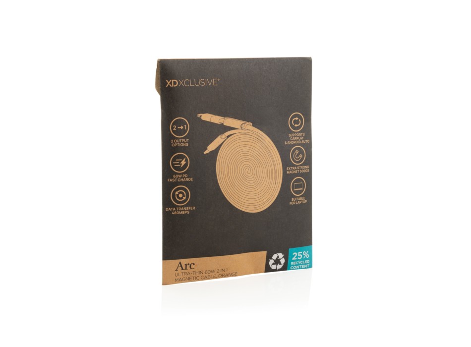 Cavo magnetico 2in1 Arc ultra fine da 60W FullGadgets.com