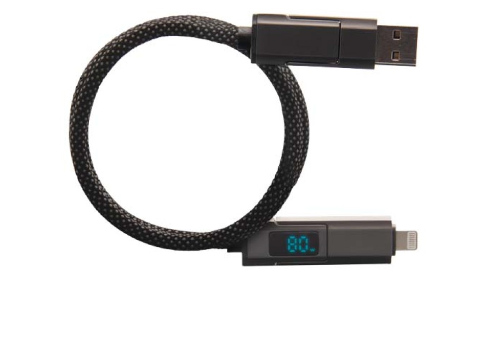 Cavo magnetico da 100 W con display SCX.design C57 FullGadgets.com